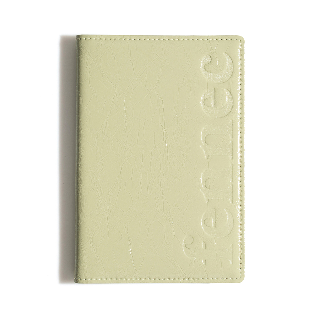 [韓国]★Fennec★CRINKLE PASSPORT CASE★パスポート ケース★ 公式モール単独カラー] CRINKLE PASSPORT CASE - PALE MINT - Fennec