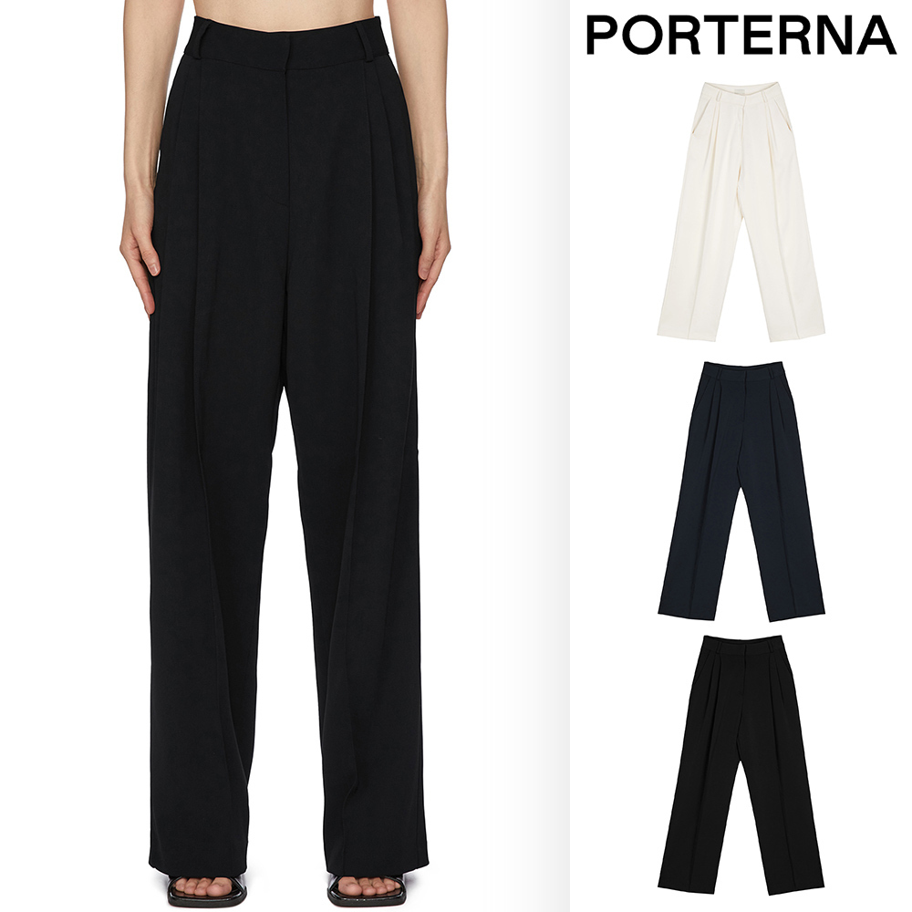 【PORTERNA】Reve Pintuck Trousers