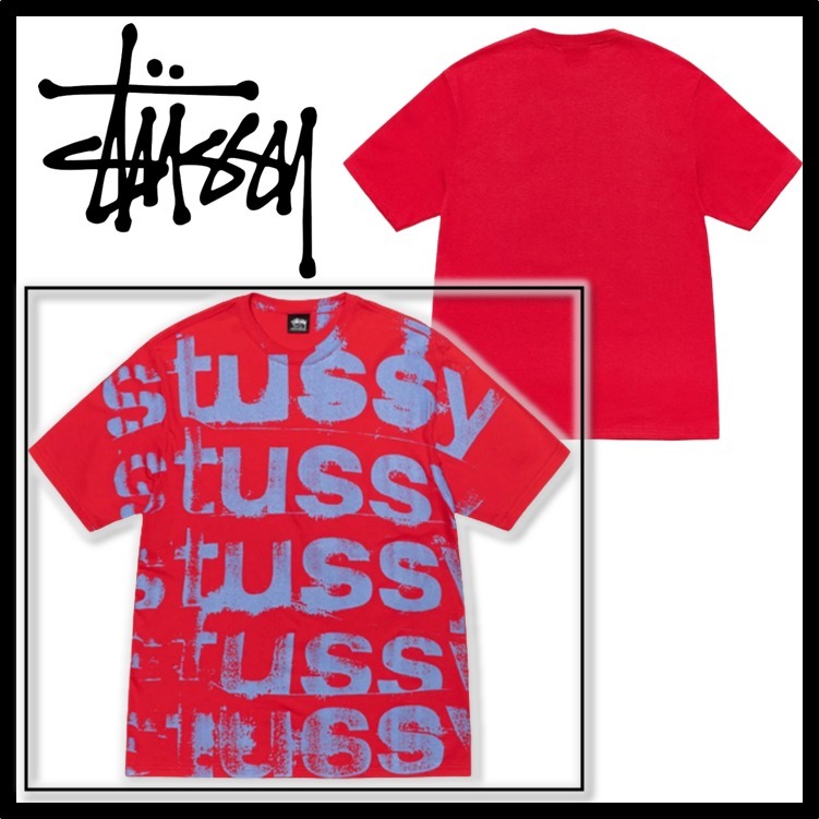 ★送料・関税込★STUSSY★STUSSY STAMP TEE★Tシャツ★Red★