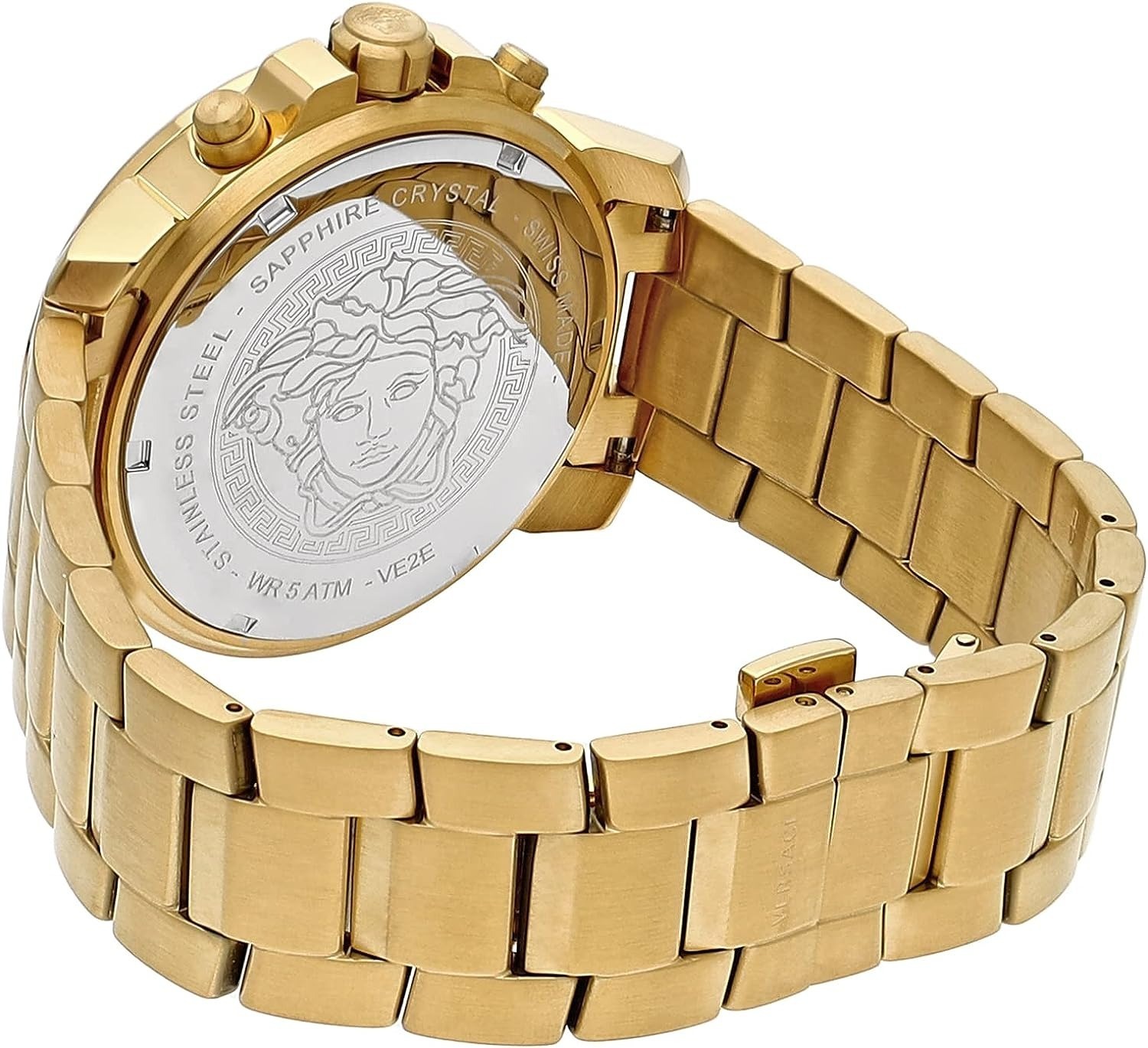 【完売必至】 VERSACE ニュークロノウォッチ 腕時計 45mm 完売必至】 VERSACE ニュークロノウォッチ 腕時計 45mm (VERSACE