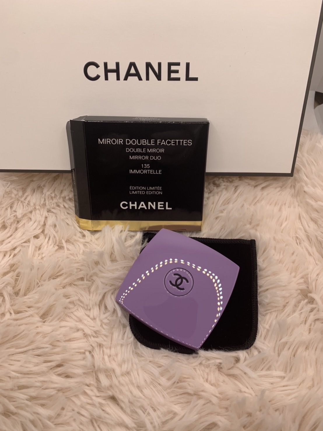 PREMIUM◇限定品【CHANEL】カラーコード ミラー 135 イモーテル