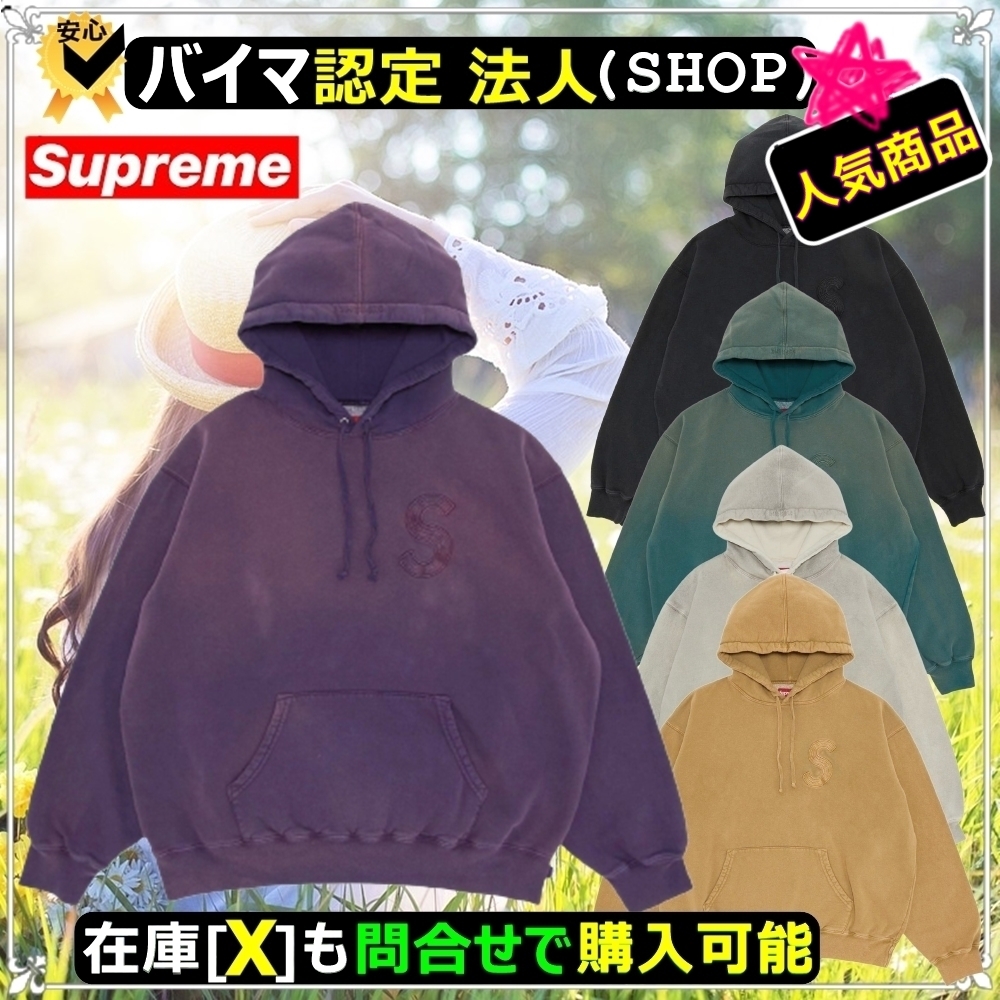 ★Supreme★送関込★大人気★話題のSロゴ パーカー SS 23★