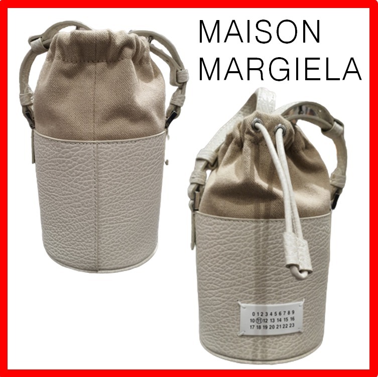 ☆韓国の人気☆【MAISON MARGIELA】☆5AC ミニ バケットバッグ☆