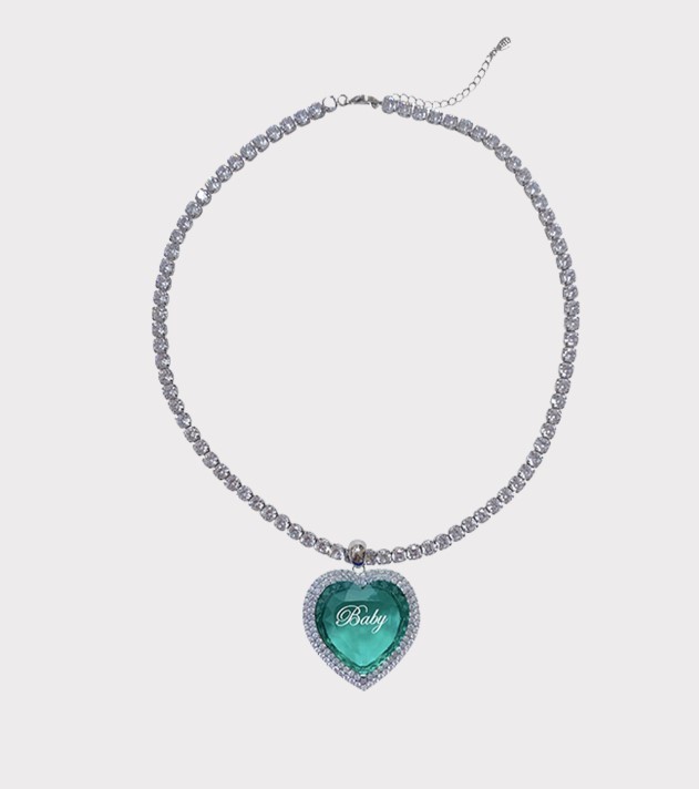 【HURJABOY】 Titanic Heart Baby Necklace : 2 Colors