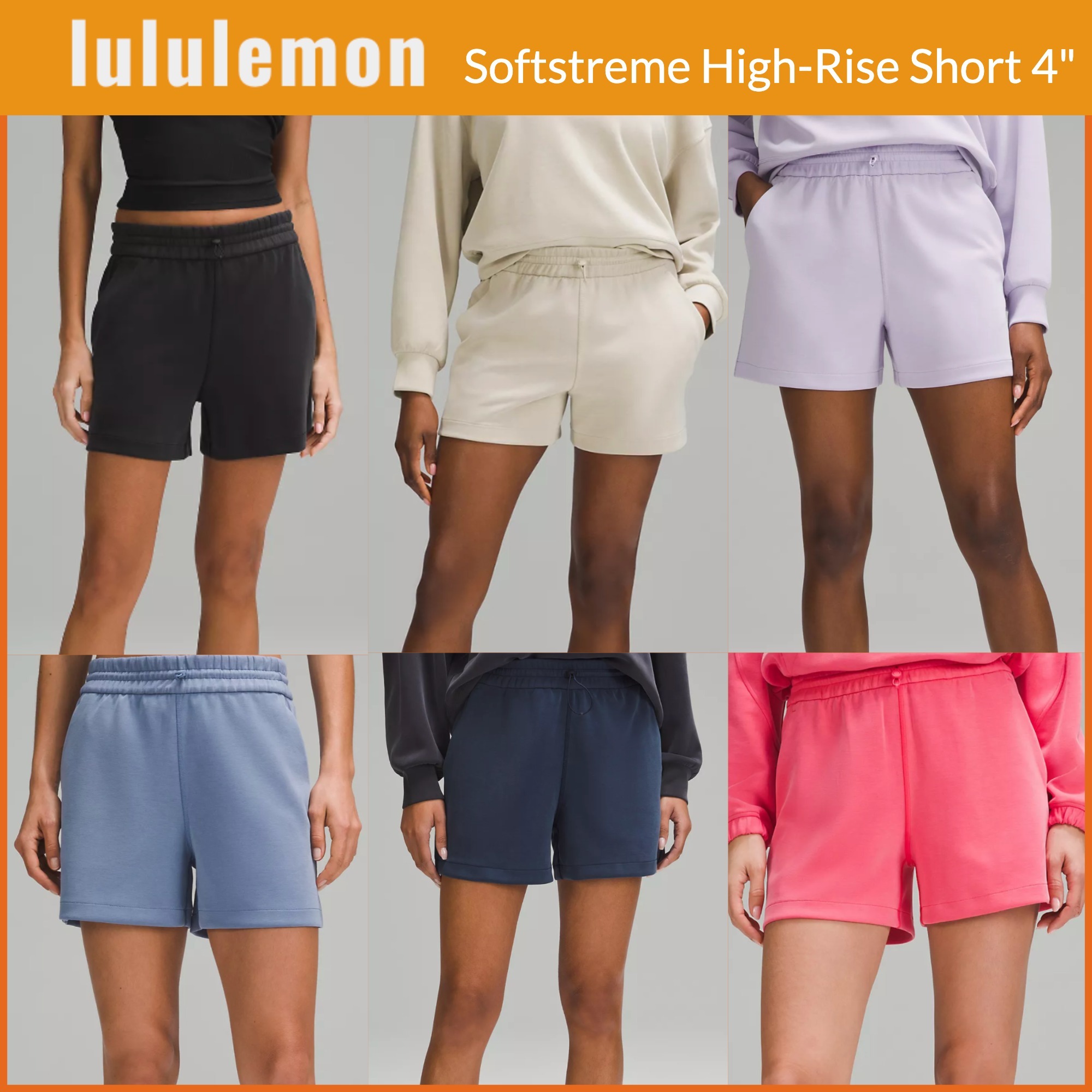 lululemon☆質感ショートパンツ Softstreme High-Rise Short 4\
