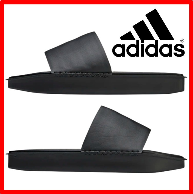 韓国の人気【ADIDAS】ワイスリー★Y-3 WATER SLIDE★BLACK★