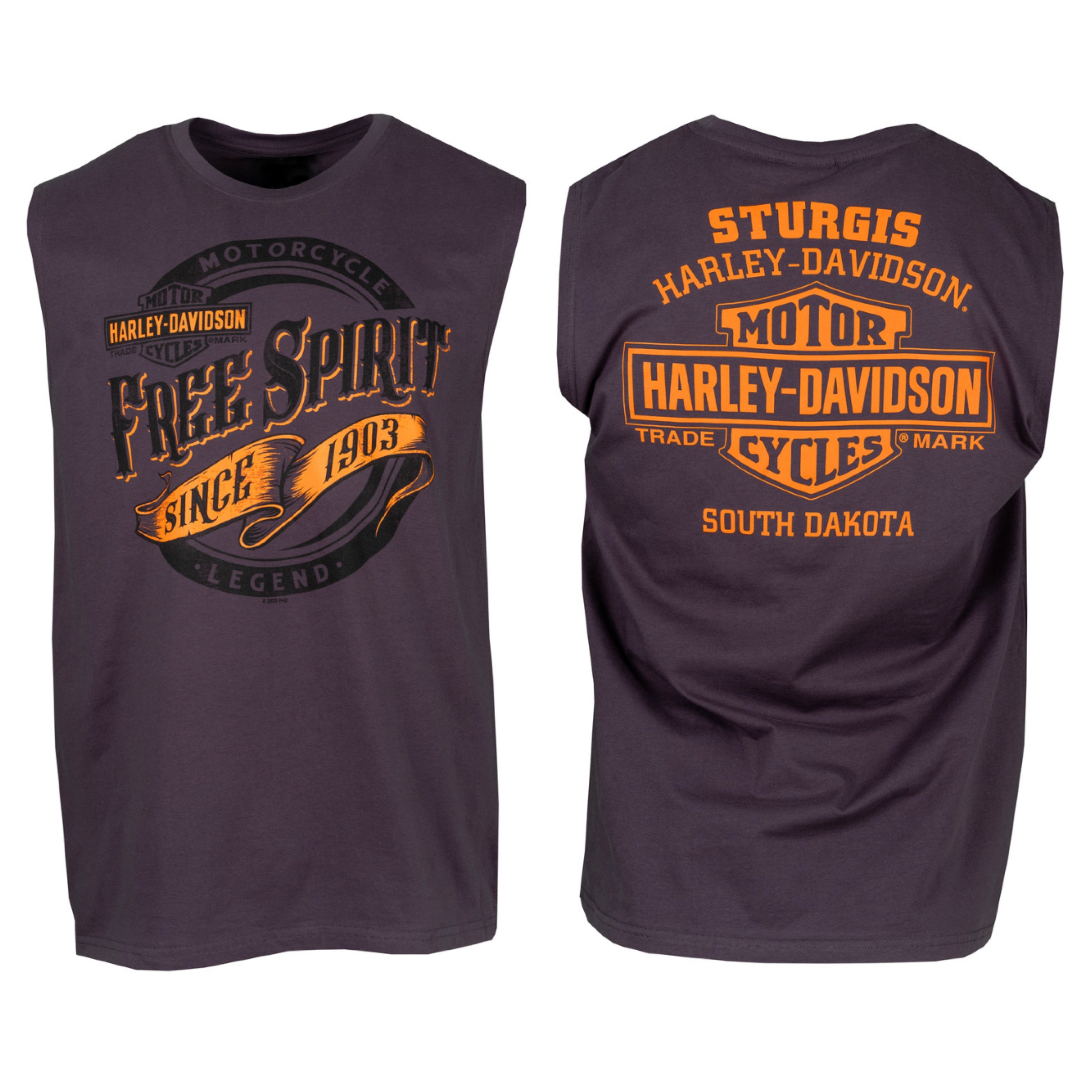 HARLEY-DAVIDSON FREE SPIRIT ノースリーブ Tシャツ 関送無料