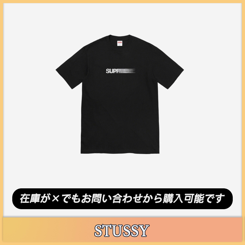 【STUSSY】★送料・関税込★モーションロゴTシャツ