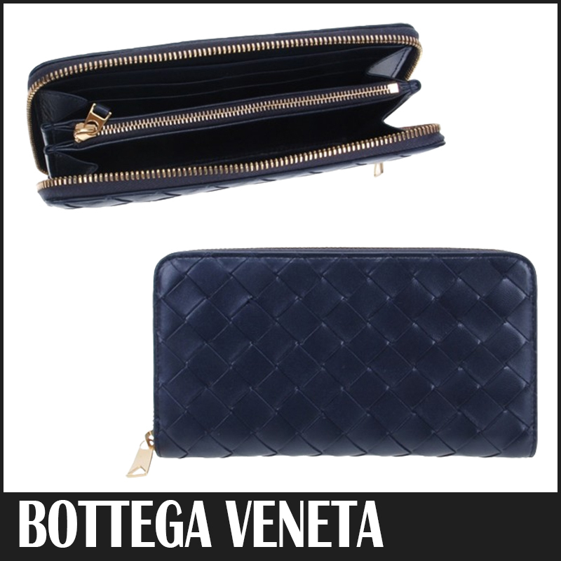 送料関税込 BOTTEGA VENETA ジップアラウンド ウォレット 長財布
