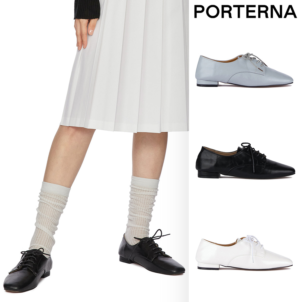 【PORTERNA】Mond lace-up loafers