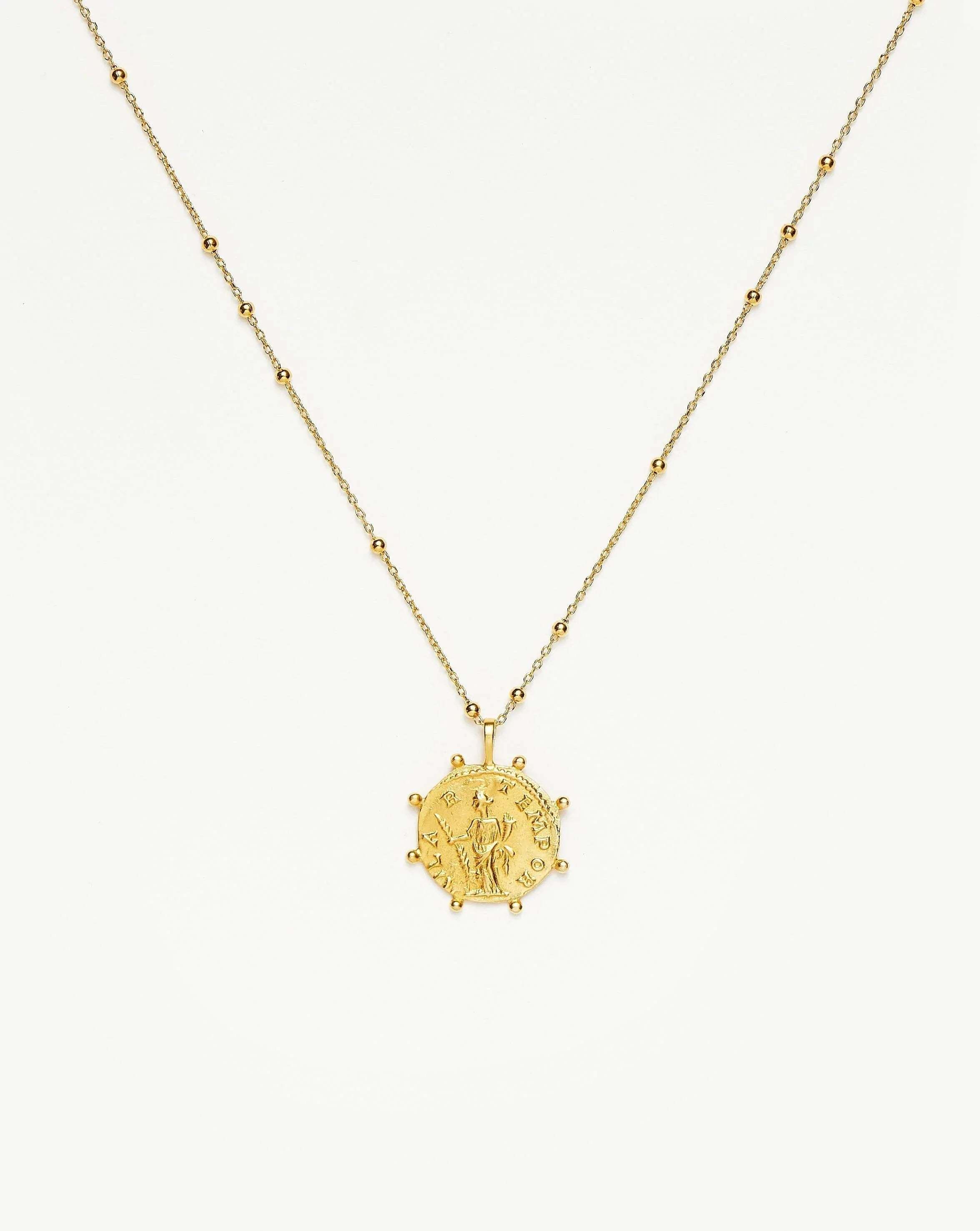 ★関税込み★【MISSOMA×Lucy Williamsコラボ】コインネックレス MISSOMA Lucy Williams コイン ネックレス 18K