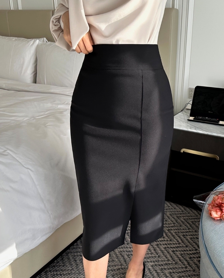 【I AM MARI】Minella Slit Banding Skirt