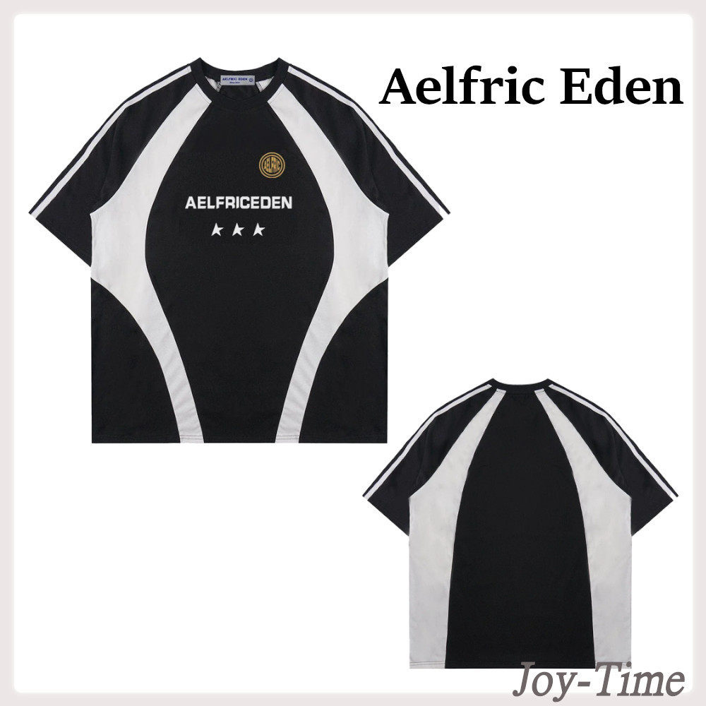 関税-送料込★Aelfric Eden★コントラスト レーシング Tシャツ