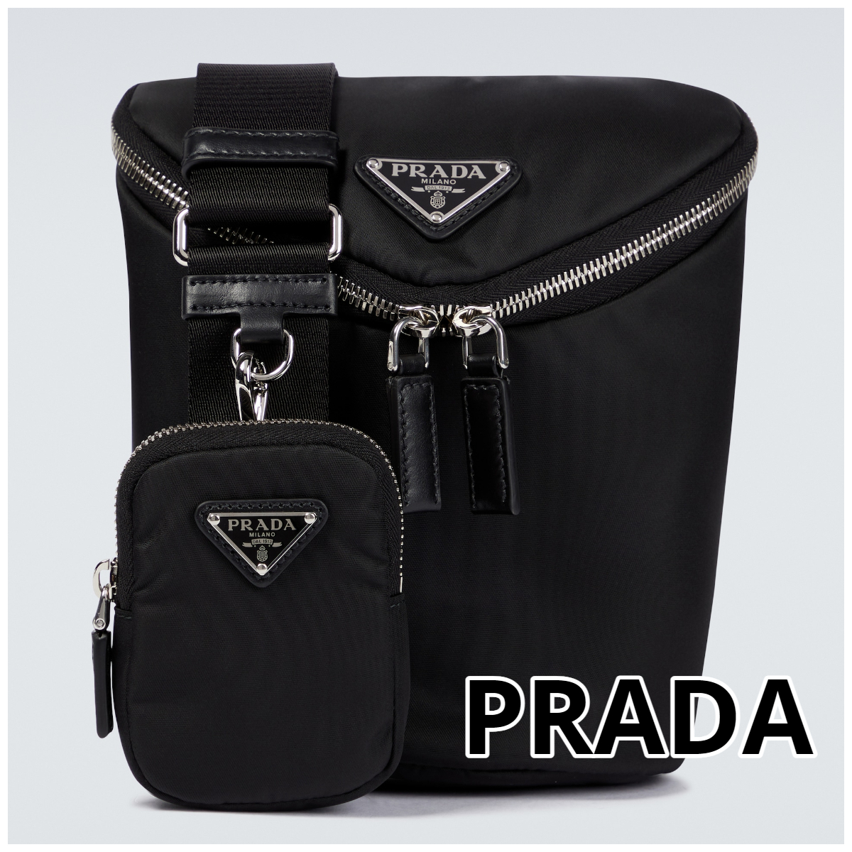 PRADA＊ナイロンクロスボディバッグ
