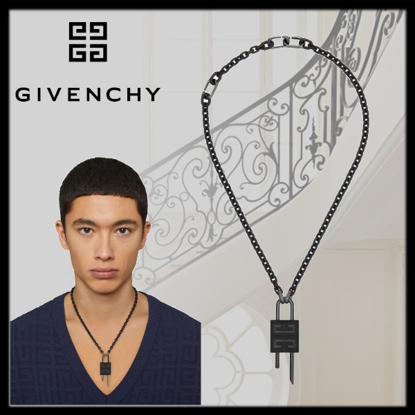 新作【GIVENCHY】メタル製ロックネックレス スモールモデル (GIVENCHY