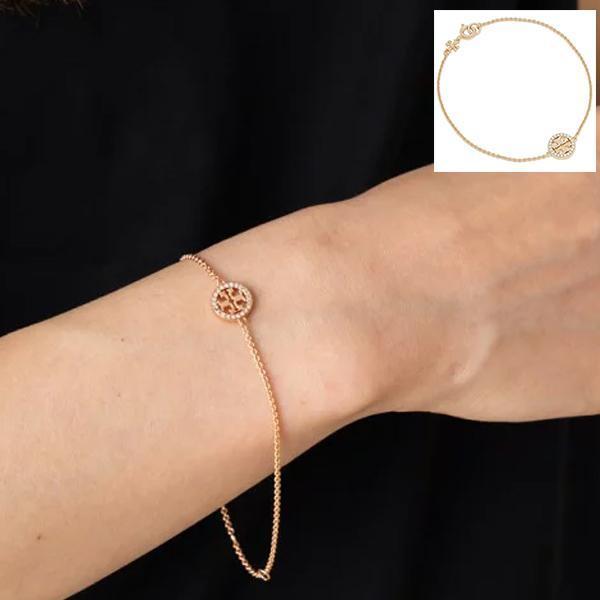 TORY BURCH ブレスレット 80997 MILLER PAVE CHAIN BRACELET