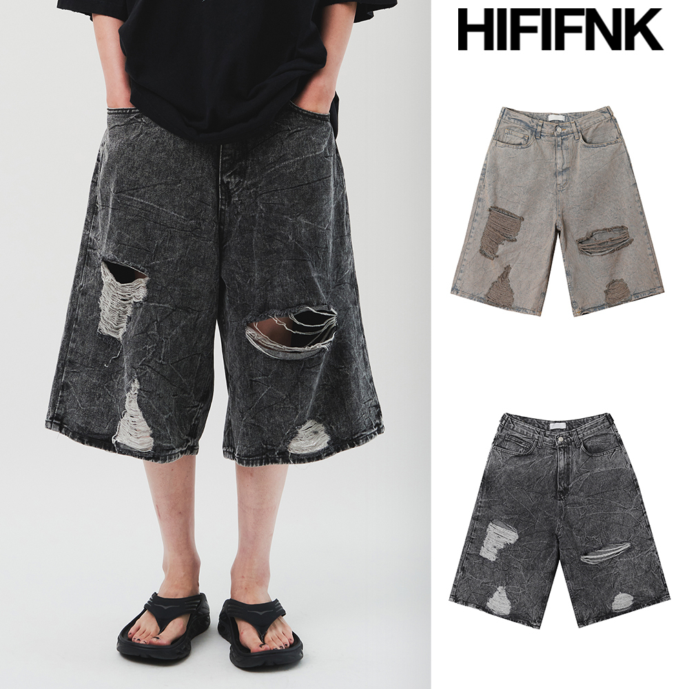 【HI FI FNK】Fonte Vintage Half Denim
