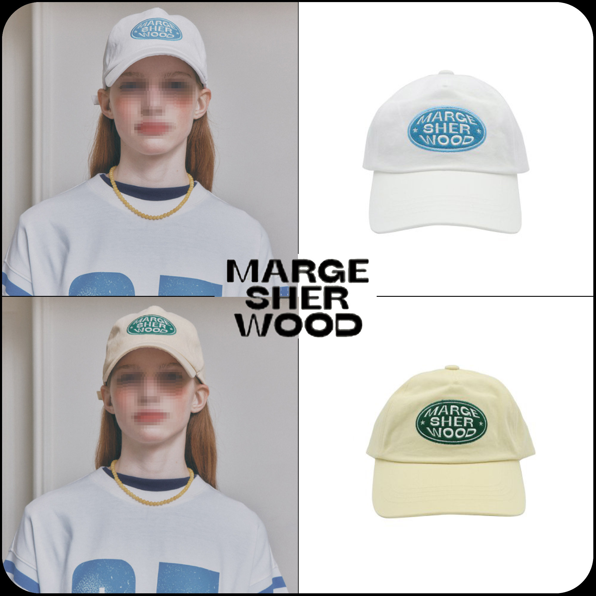 [MARGESHERWOOD]★LOGO PATCH BALLCAP