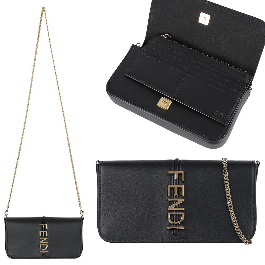 関税負担なし☆FENDI フェンディフェンディグラフィフォンポーチ