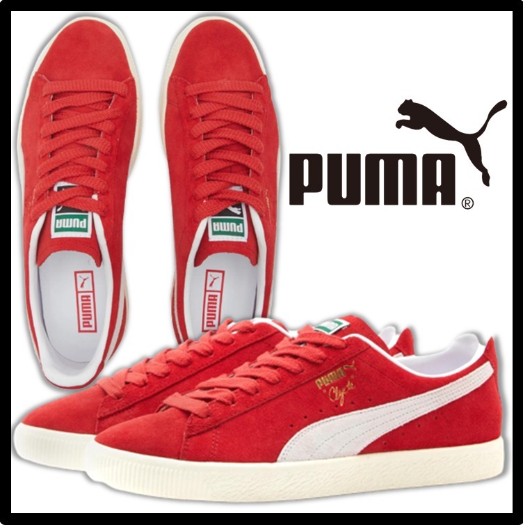 ★送料・関税込★PUMA★PUMA CLYDE OG RED★23-29cm