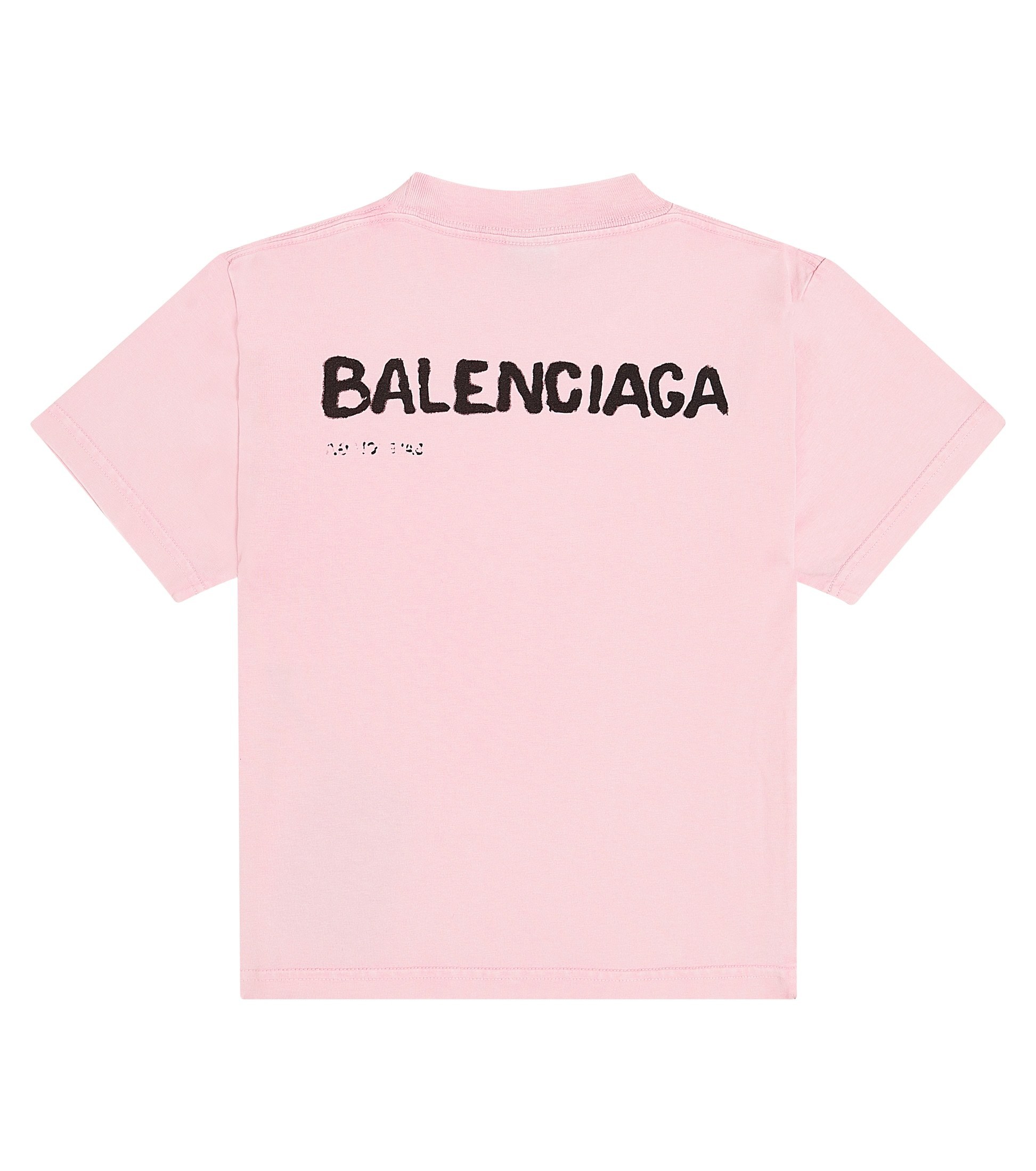 Balenciaga☆キッズ ロゴコットンTシャツ 2色【関税送料込】 Balenciaga☆キッズ ロゴコットンTシャツ 2色【関税送料込