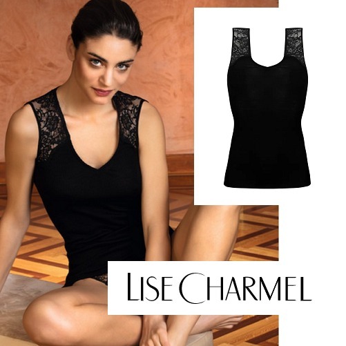 【LISE CHARMEL】新作肌着★Plaisir Caresse ノースリーブニット