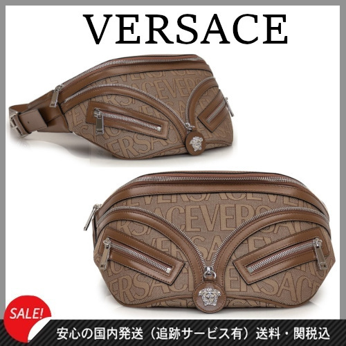 セール【VERSACE】リピートホーボーベルトバッグ★送料関税込