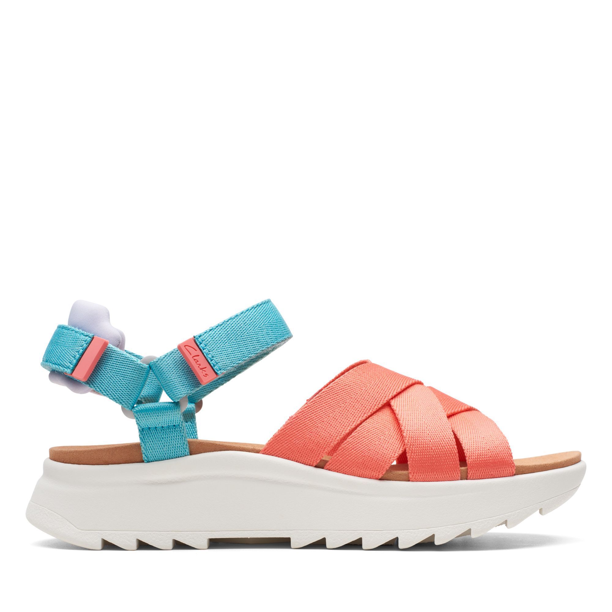 CLARKS 軽量 サンダル ウエッジ ストラップ ビーサン 期限定 CLARKS 軽量 サンダル ウエッジ ストラップ ビーサン 期限定