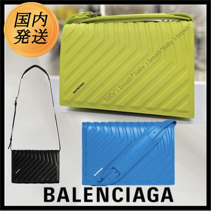 【国内発送★BALENCIAGA】Car ストラップ付きフラップバッグ