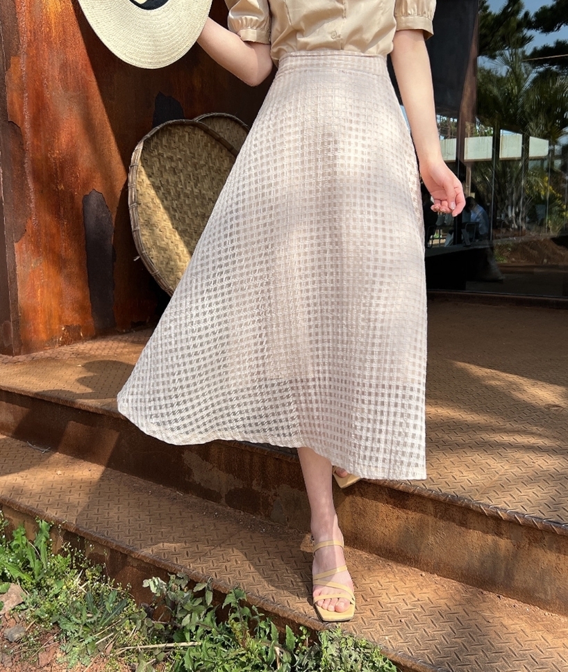 【I AM MARI】Loriel Square Banding Skirt