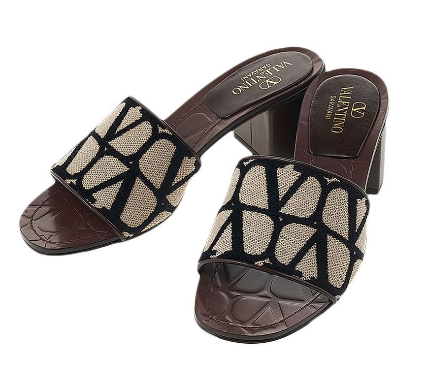【VALENTINO】V LOGO MULES
