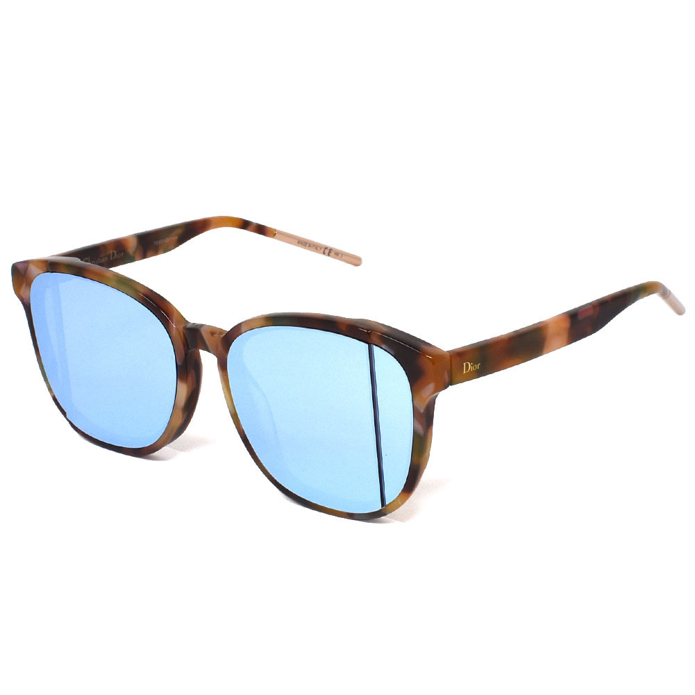 Dior サングラス STEPF-ORI-57 イエローハバナ ミラーレンズ