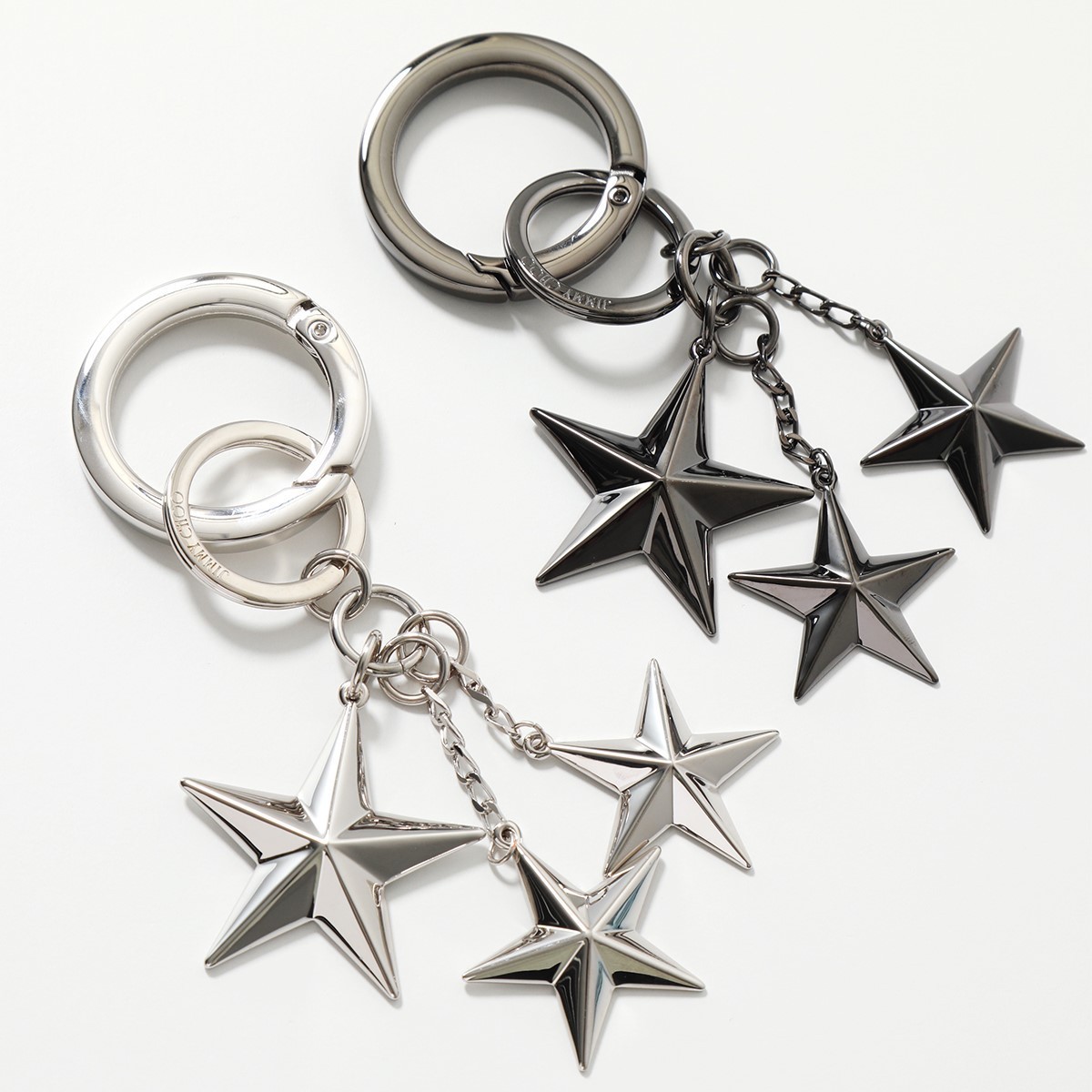 Jimmy Choo キーリング WESTLEY MTL バッグチャーム