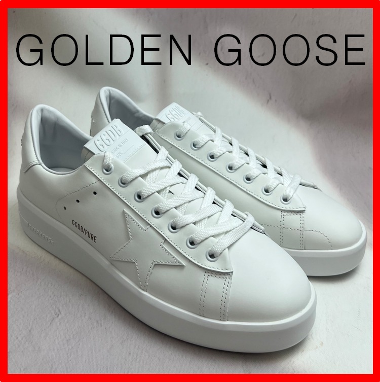 ★【Golden goose】★PURE STAR WHITE HEEL TAB SNEAKERS★