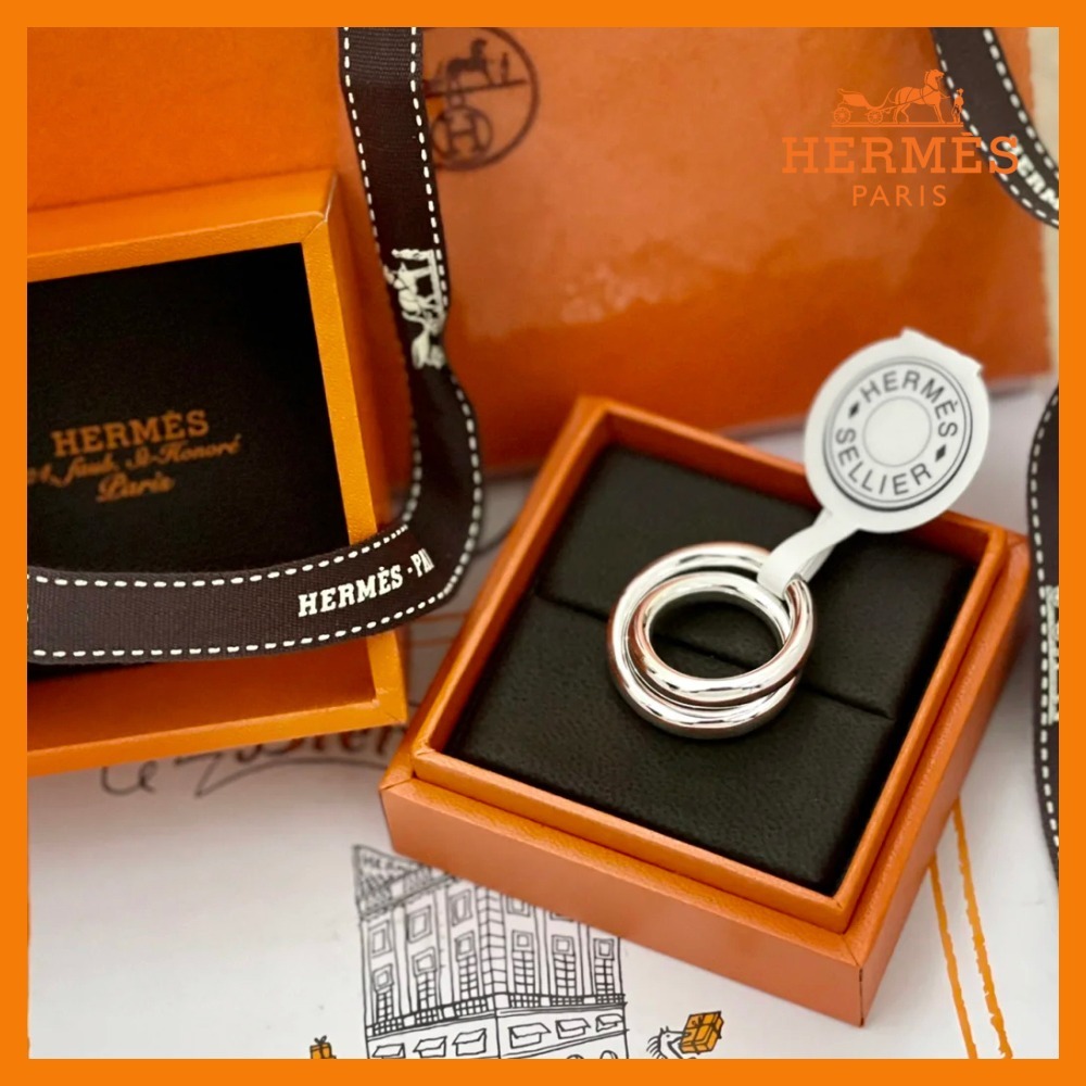 【ペアリングにも♪】HERMES★Vertige シルバーリング