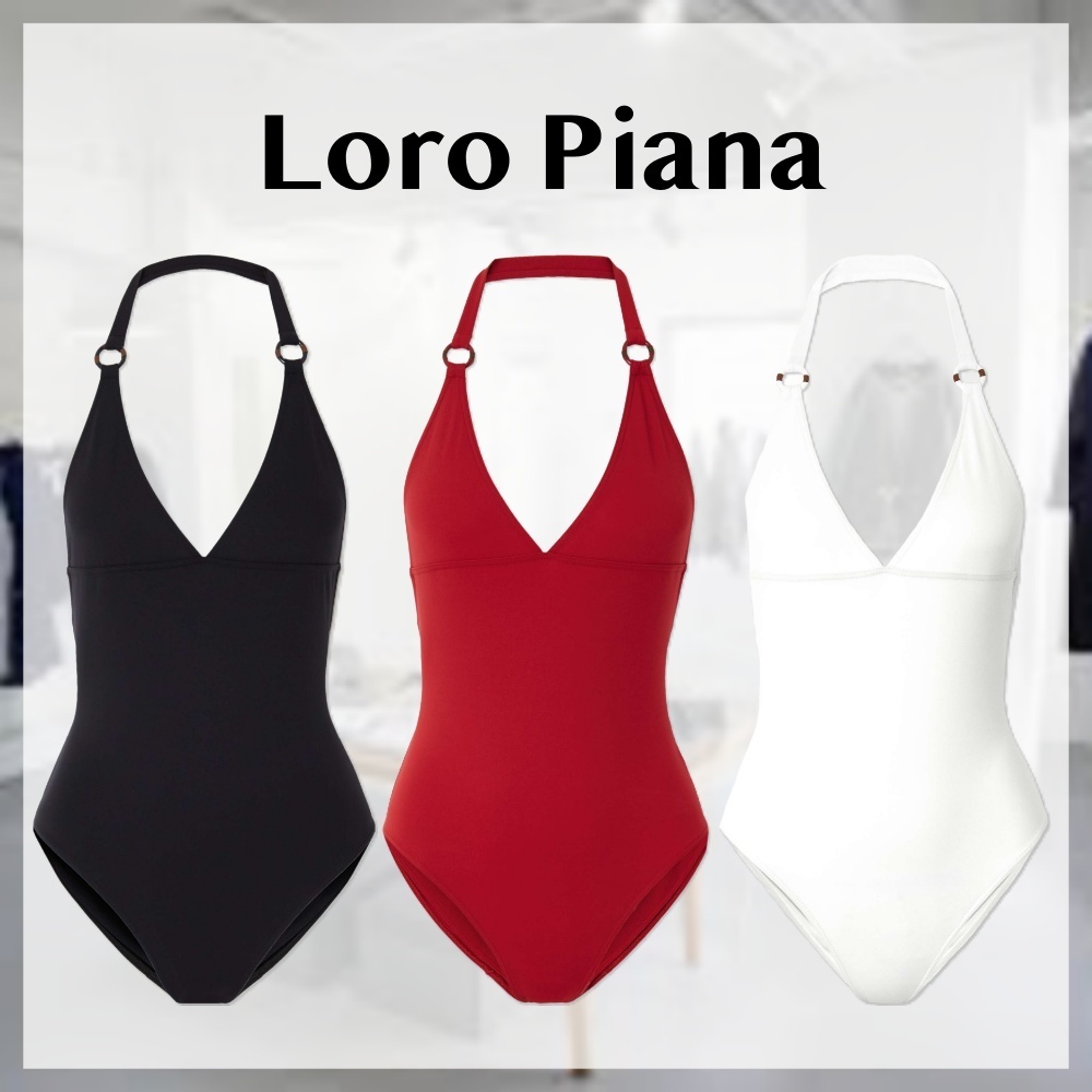 関税込 Loro Piana ロロピアーナ ホルターネック 水着