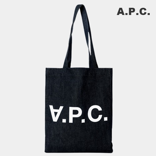 [A.P.C.] ロゴ デニム エコバッグ COCSX M61445 IAI