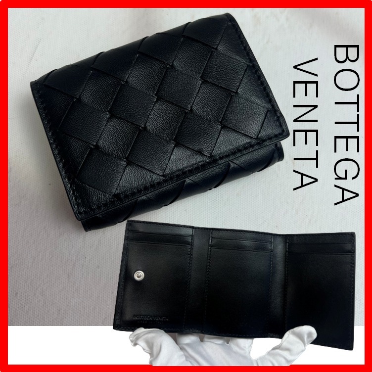 ★韓国の人気★【BOTTEGA VENETA】★INTRECCIATO 三つ折り財布★