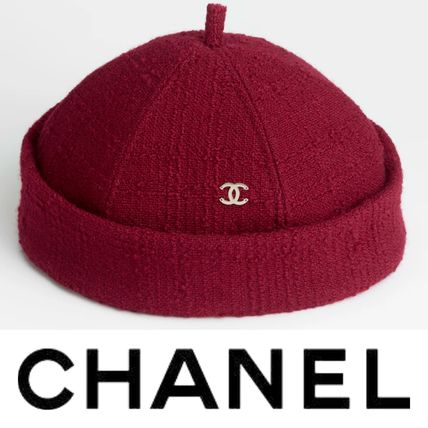 レッド（赤）系 CHANEL(シャネル) 帽子(レディース) - 海外通販