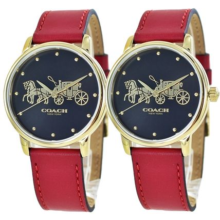 Coach Analog Unisex Quartz Watches Analog Watches