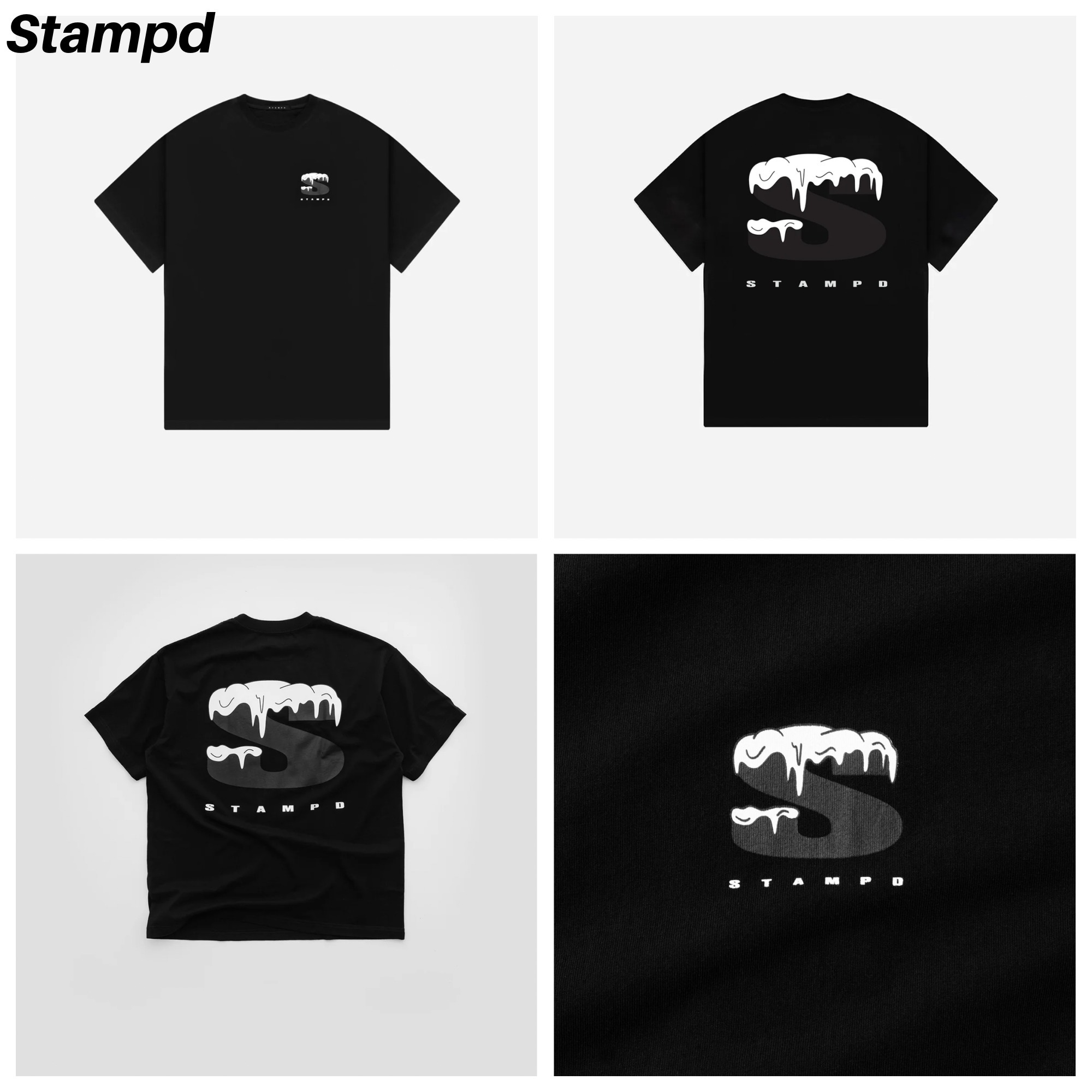 【STAMPD】SNOW 'S' RELAXED TEE