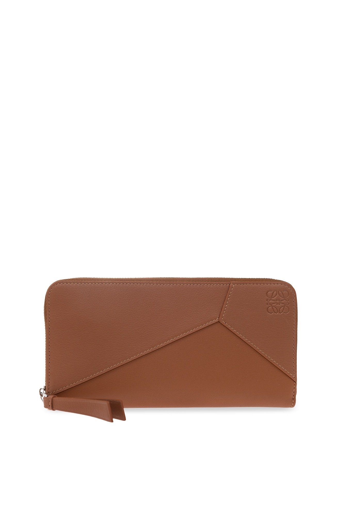 LOEWE パズルエッジ ジップウォレット（クラシックカーフ）タン