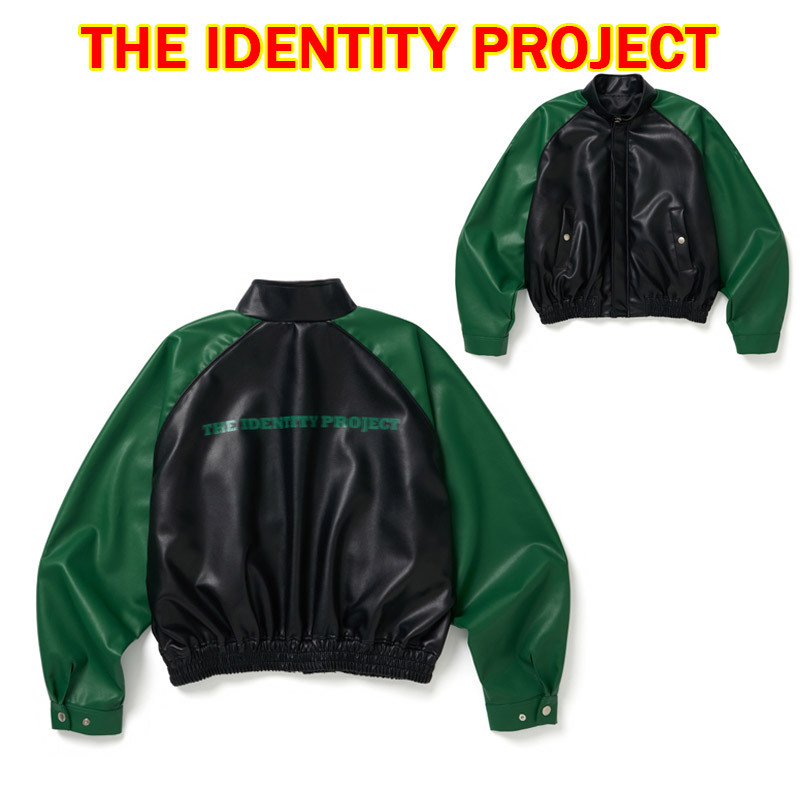 【THE IDENTITY PROJECT】Racer raglan レザージャケット unisex