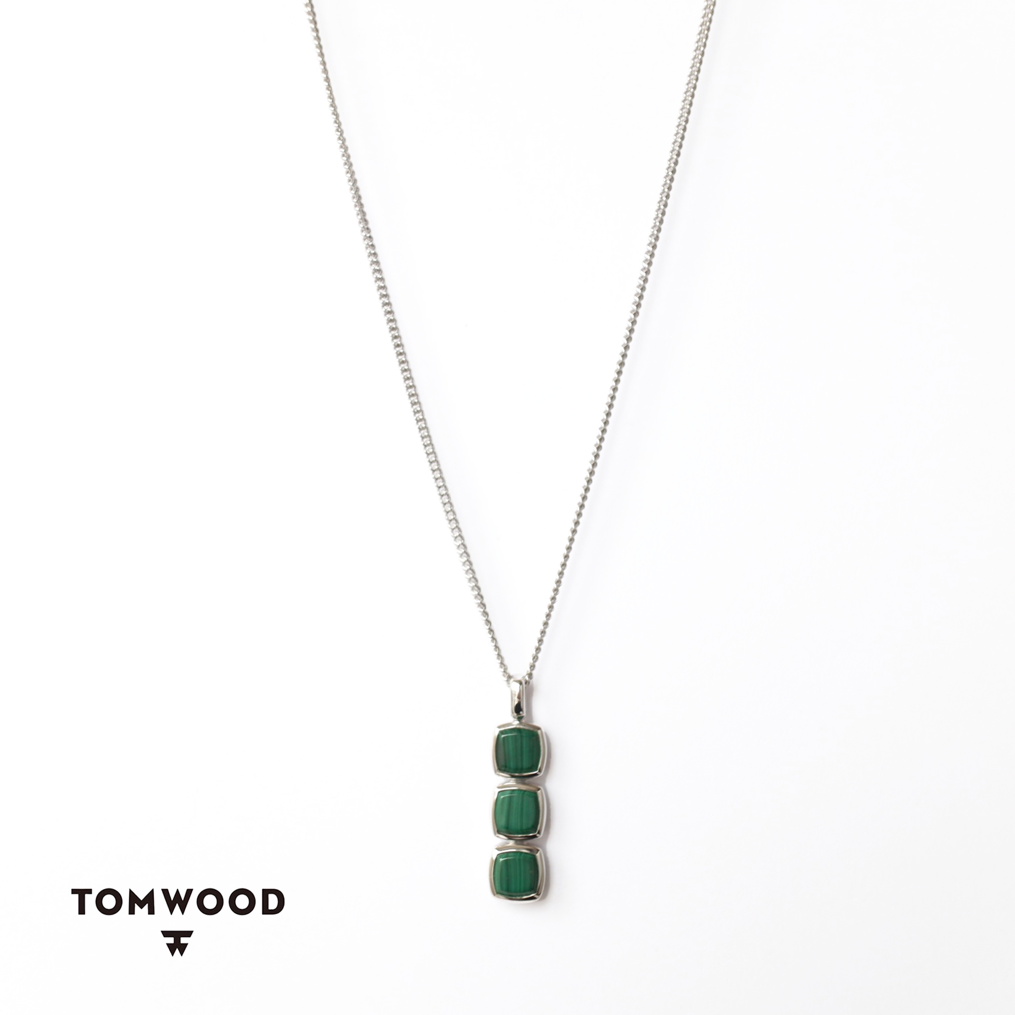 Tom Wood マラカイト ペンダントネックレス