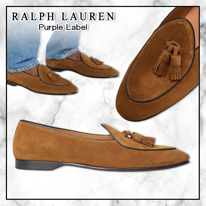 ◆Ralph Lauren 23AW◆Belvin スエード タッセル ローファー◆