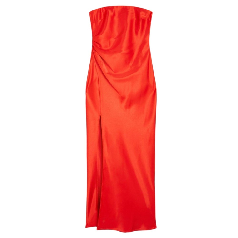 KAREN MILLEN ミディドレス バンドゥネック タイト 無地 KAREN MILLEN ミディドレス バンドゥネック タイト 無地 (Karen