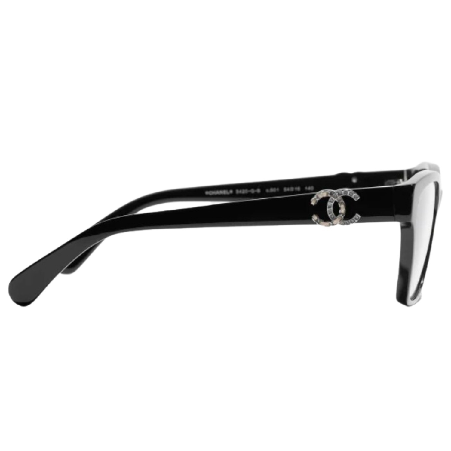 CHANEL シャネル ロゴ キャッツアイ シェイプ メガネ CH3420QB CHANEL シャネル ロゴ キャッツアイ シェイプ メガネ CH3420QB