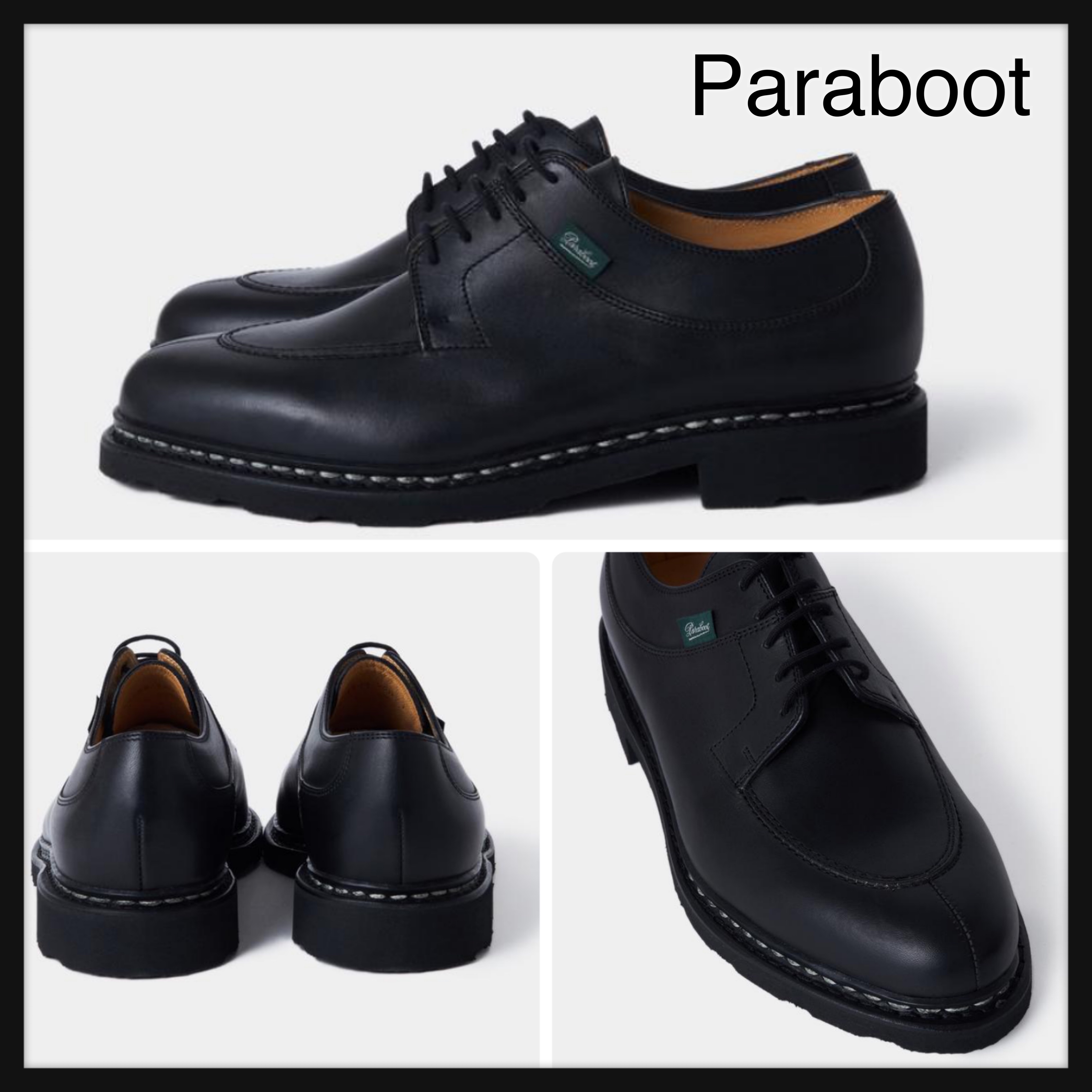【Paraboot】Avignon スプリット トゥ ダービー レザーシューズ