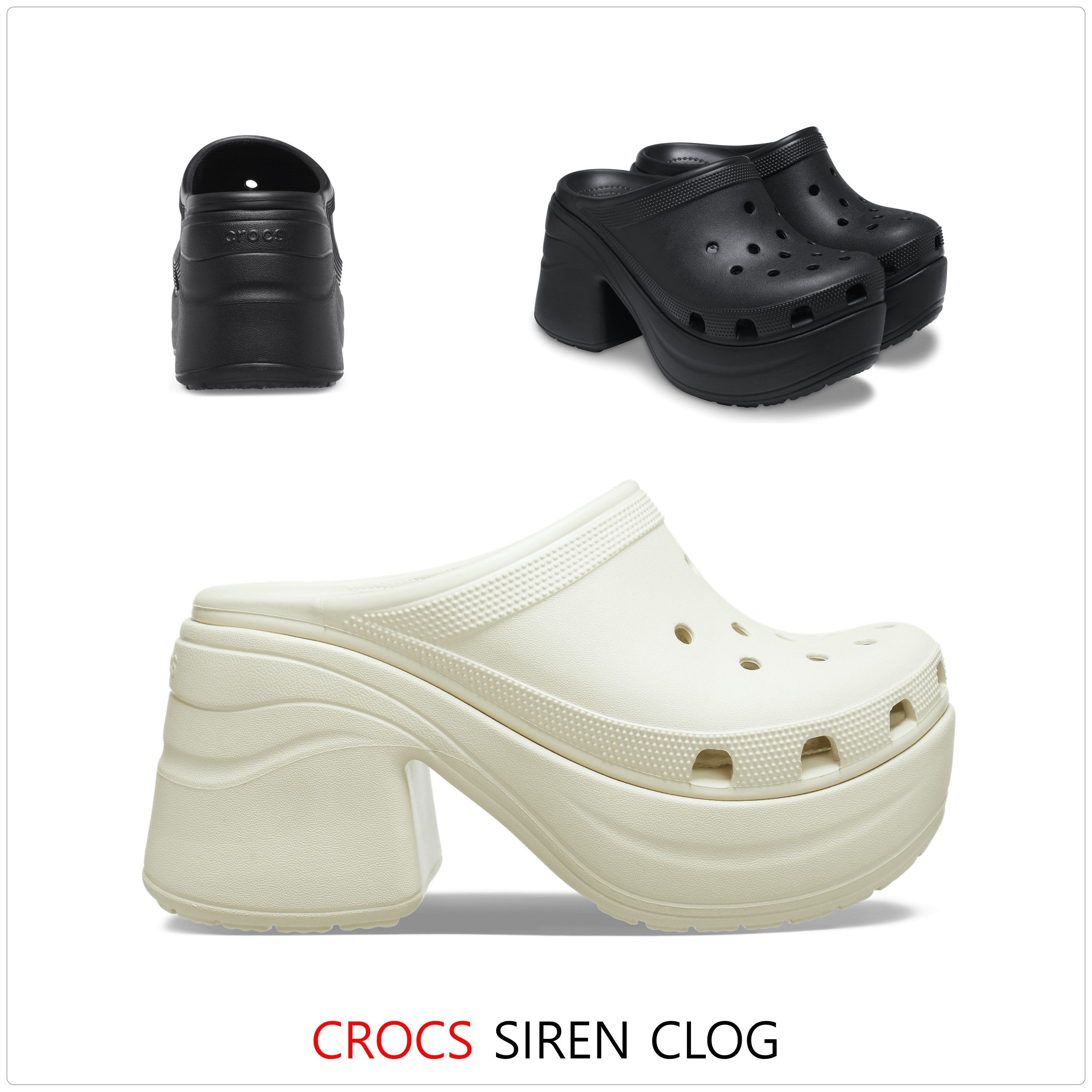 [CROCS]SIREN CLOG サンダル★新作★男女★ヒール高さ 9.2cm★