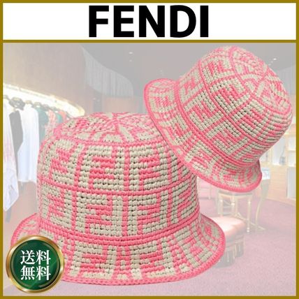バケットハット ピンク系 FENDI(フェンディ) レディース ハット バケットハット ピンク系 FENDI(フェンディ) レディース ハット
